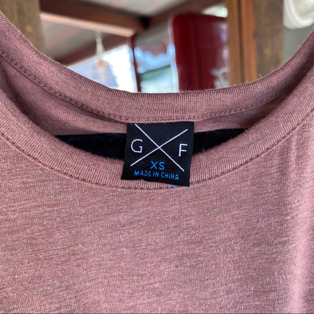 ✨DUSTY ROSE RELAXED SWING TUNIC TANK TOP XS - Picture 5 of 7